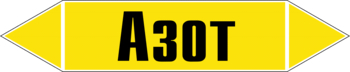 Маркировка трубопровода "азот" (пленка, 252х52 мм) - Маркировка трубопроводов - Маркировки трубопроводов "ГАЗ" - ohrana.inoy.org